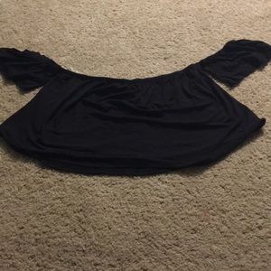 Mossimo Top Off The Shoulder Crop